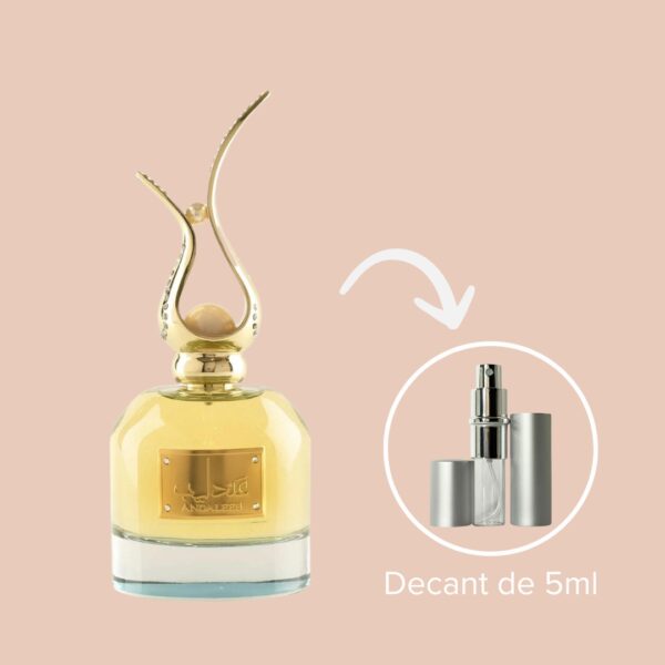 Al Andaleeb da Casa Lattafa é um perfume Chipre Floral Compartilhável que combina notas refrescantes de laranja, mandarina e bergamota com um coração floral de jasmim e rosa.