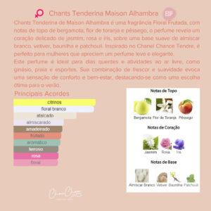 Combo clássico decants 5ml Como Moiselle Chants Tenderina Jardin de Paris Perfume arabe