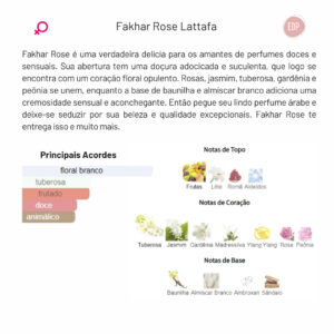 Fakhar Rose Lattafa Perfume árabe Perfume de mulher Perfume marcante Perfume Sedutor Perfume árabe barato L'Interdit Perfume doce