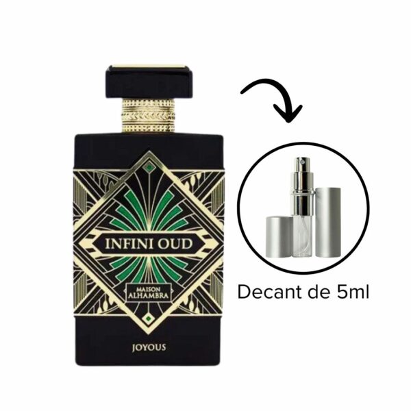 Infini Oud Joyous Maison Alhambra Perfume de Homem Perfume Masculino Perfume Cítrico Perfume Amadeirado Perfume marcante Perfume árabe Initio