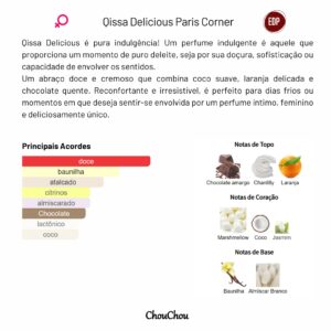 Qissa Deliciuos Paris Corner perfume árabe perfume para mulher perfume feminino perfume gostoso perfume deliciosos perfume gourmand perfume árabe doce perfume confortável Perfume adocicado