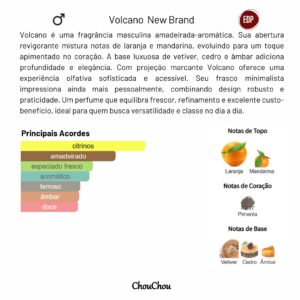 Pack Volcano Perfume Perfume para homem