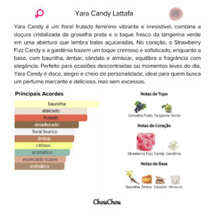 Yara Candy Lattafa Perfume Árabe Prfume Doce perfume de Mulher Perfume Feminino Perfume delicioso Perfume de Luxo Perfume de menina