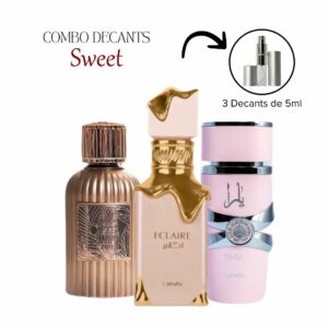 Combo Sweet Perfume doce combo sweet combo de decants Qissa Delicious Paris Cornes Eclaire Lattafa Yara Rosa Lattafa