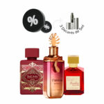 Combo rendição absoluta perfumes para mulher slime de Lattafa Ophidian Black Cherry Paris Corner Barakkat Rouge 540 Extrait Perfumes árabes